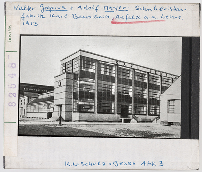 Vorschaubild Alfeld a der Leine: Fagus-Fabrik, Architekt: Walter Gropius 